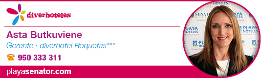 Asta Butkuviene Gerente hotel Diver Roquetas