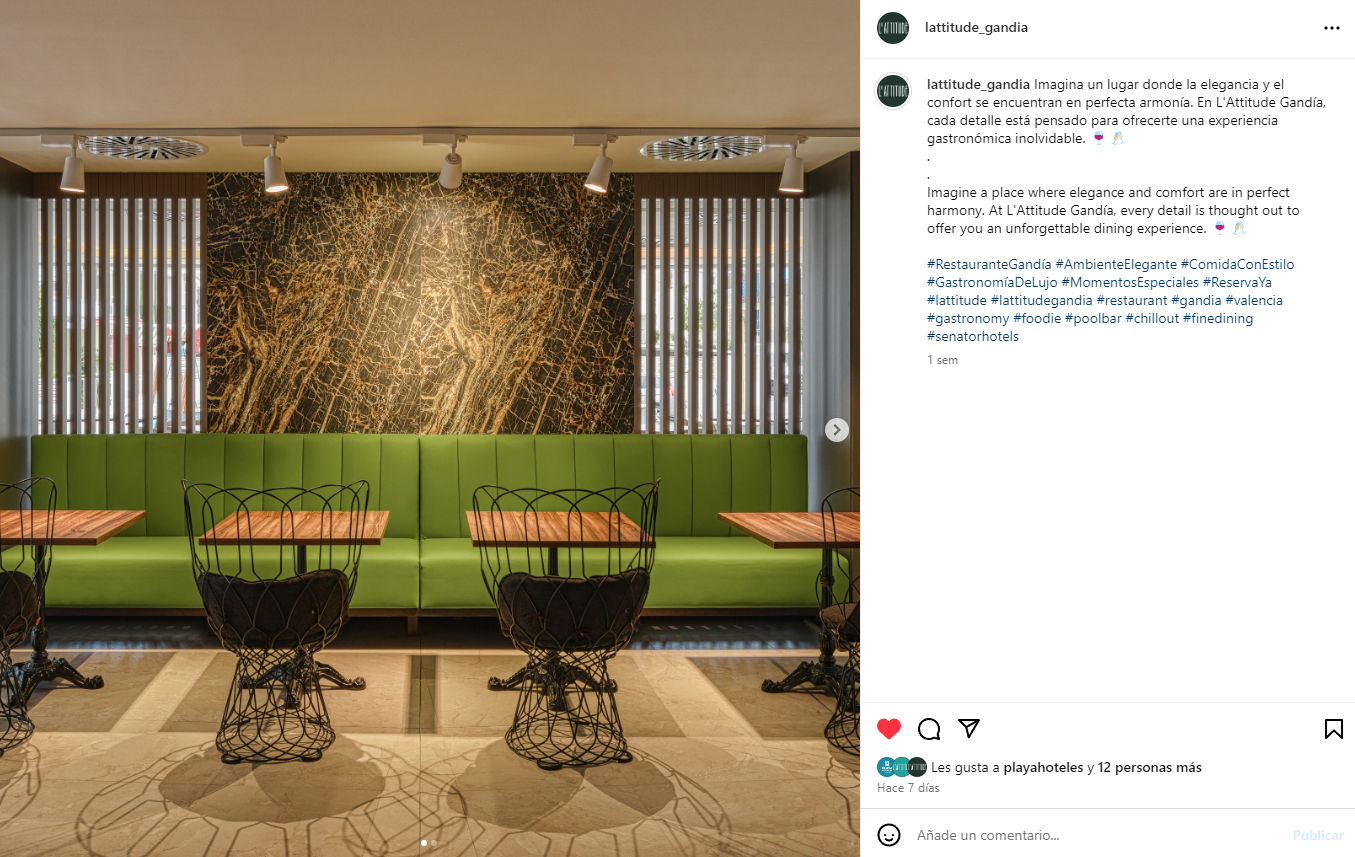Descubre L’Attitude Gandia: La fusión perfecta de modernidad y sabor - Senator Hotels & Resorts