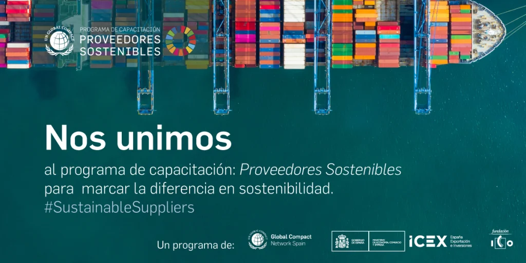 Creatividad de Programa de Proveedores Sostenibles del Pacto Mundial de la ONU