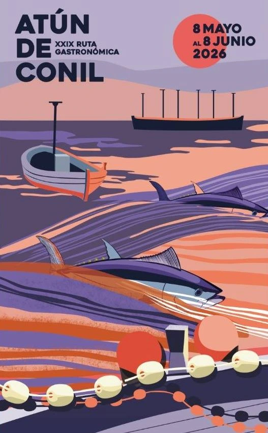 Cartel de la Ruta Gastron&oacute;mica de Conil 2026