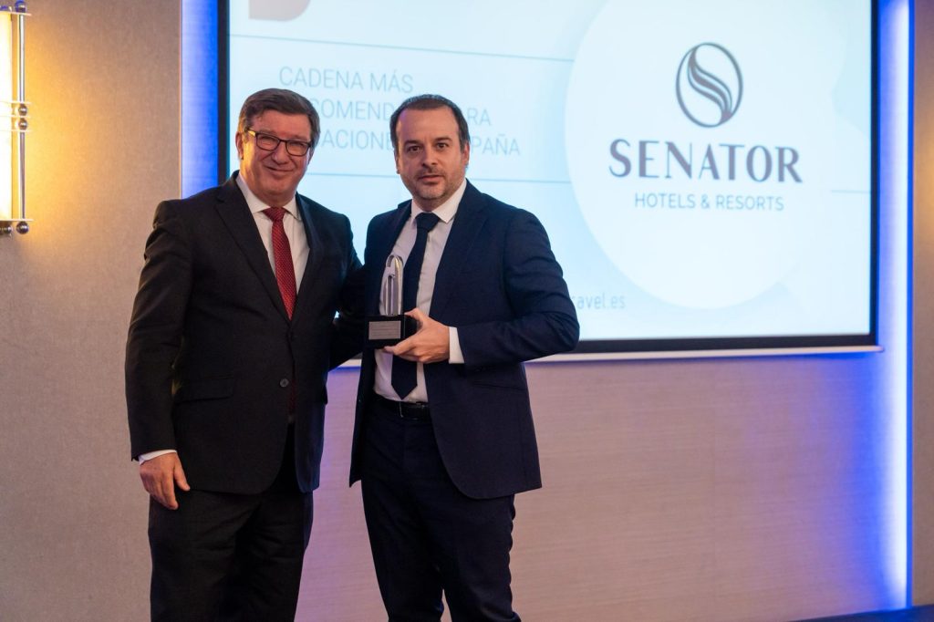 SENATOR HOTELS &amp; RESORTS RECIBE UN A&Ntilde;O M&Aacute;S EL PREMIO TRAVELRANKING A &laquo;LA CADENA M&Aacute;S RECOMENDADA PARA VACACIONES&raquo; - Senator Hotels &amp; Resorts