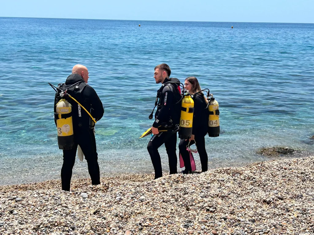 Butismo de Buceo Crised Mirador del Cabo en la Bah&iacute;a del Palmer (Aguadulce, Almer&iacute;a)