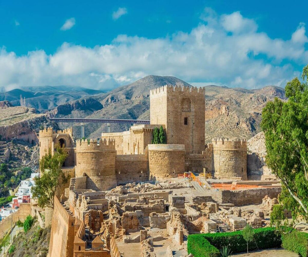 Alcazaba de Almer&iacute;a vista a&eacute;rea - Centro de Almer&iacute;a