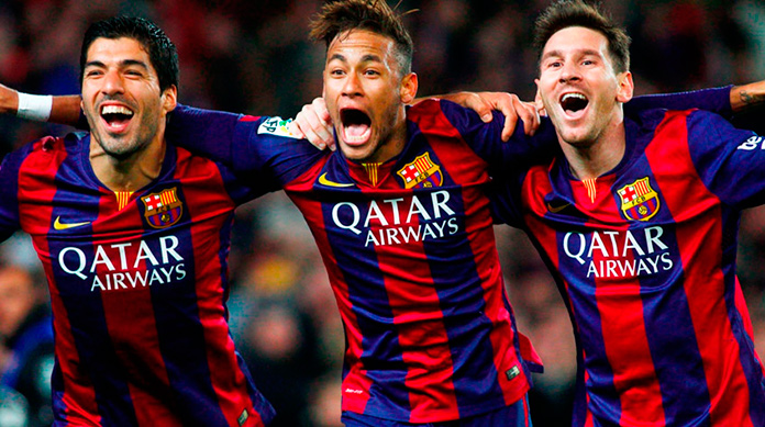 Delanteros del F.C. Barcelona