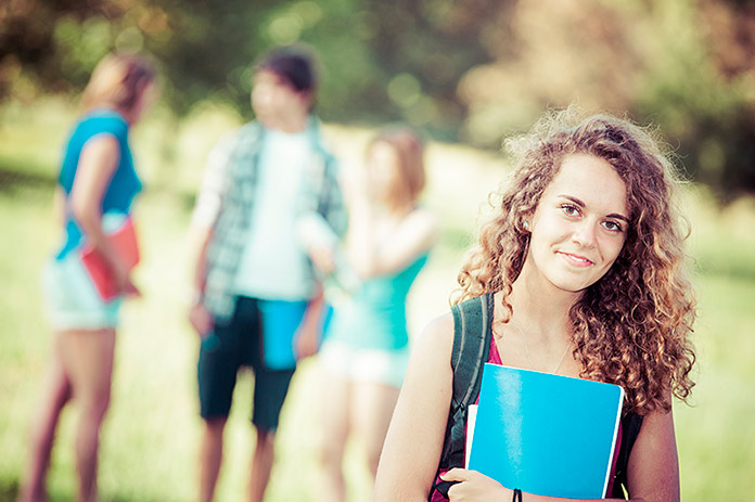 Alumna de uno de los cursos de verano