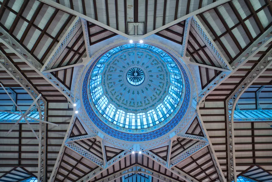 Cúpula del Mercado Central de Valencia