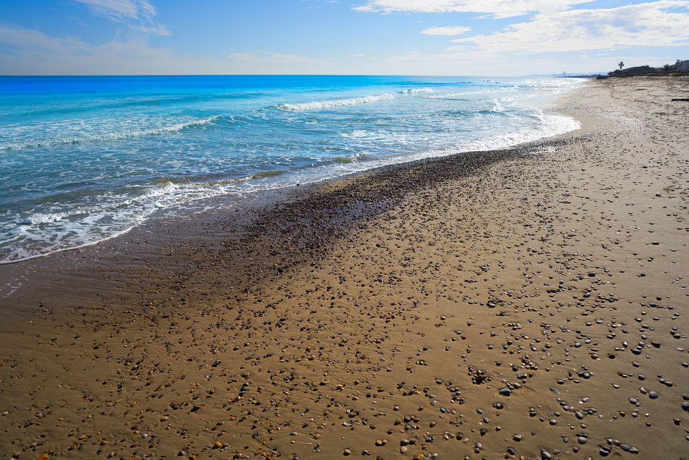 The beach of El Saler, in the Natural Park of l’Albufera