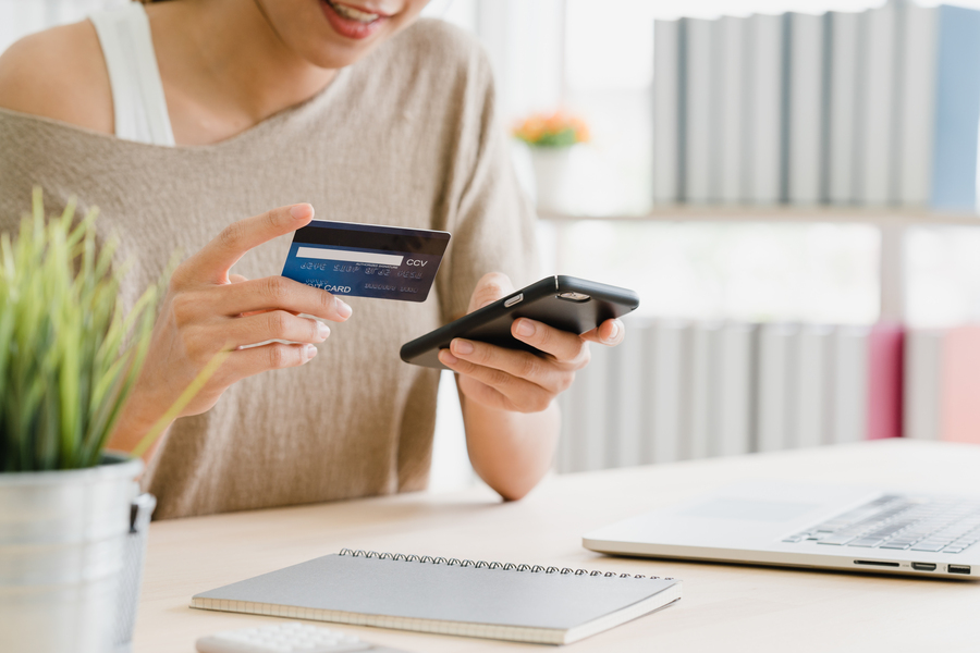 Compras online concepto