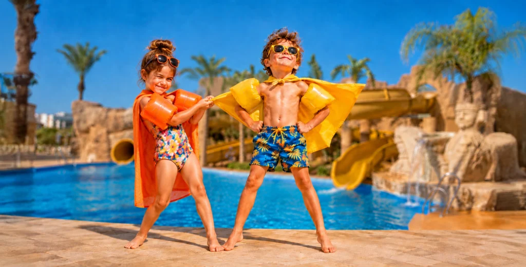oferta-de-verano-ahorrar-es-de-genios-senator-hotels-resorts niños-en-hotel-con-toboganes-en-verano- senator-hotels-resorts