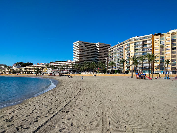 Playa de Aguadulce en Roquetas de Mar