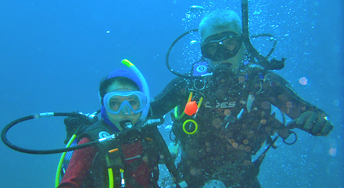 Playa Senator buceo en Almería