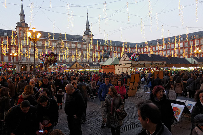 Mercado Navidad plaza Mayor