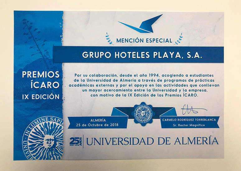 Mención especial Premios Ícaro 