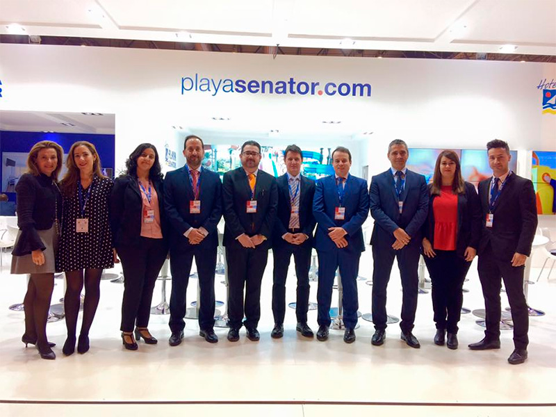 Equipo de Playa Senator en Fitur 2017