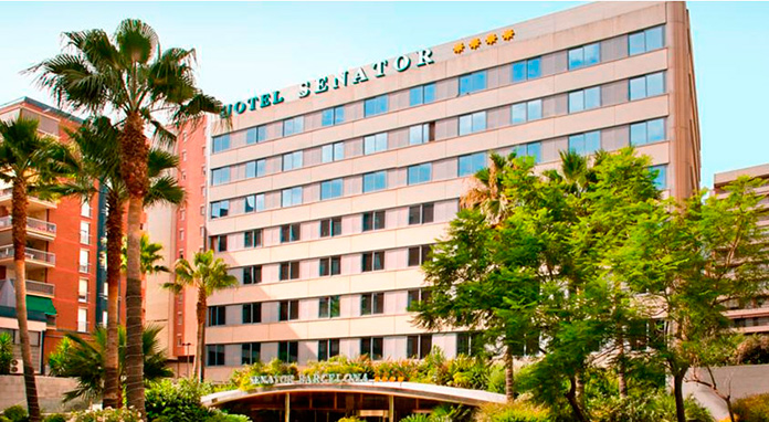 Fachada Hotel Senator Barcelona