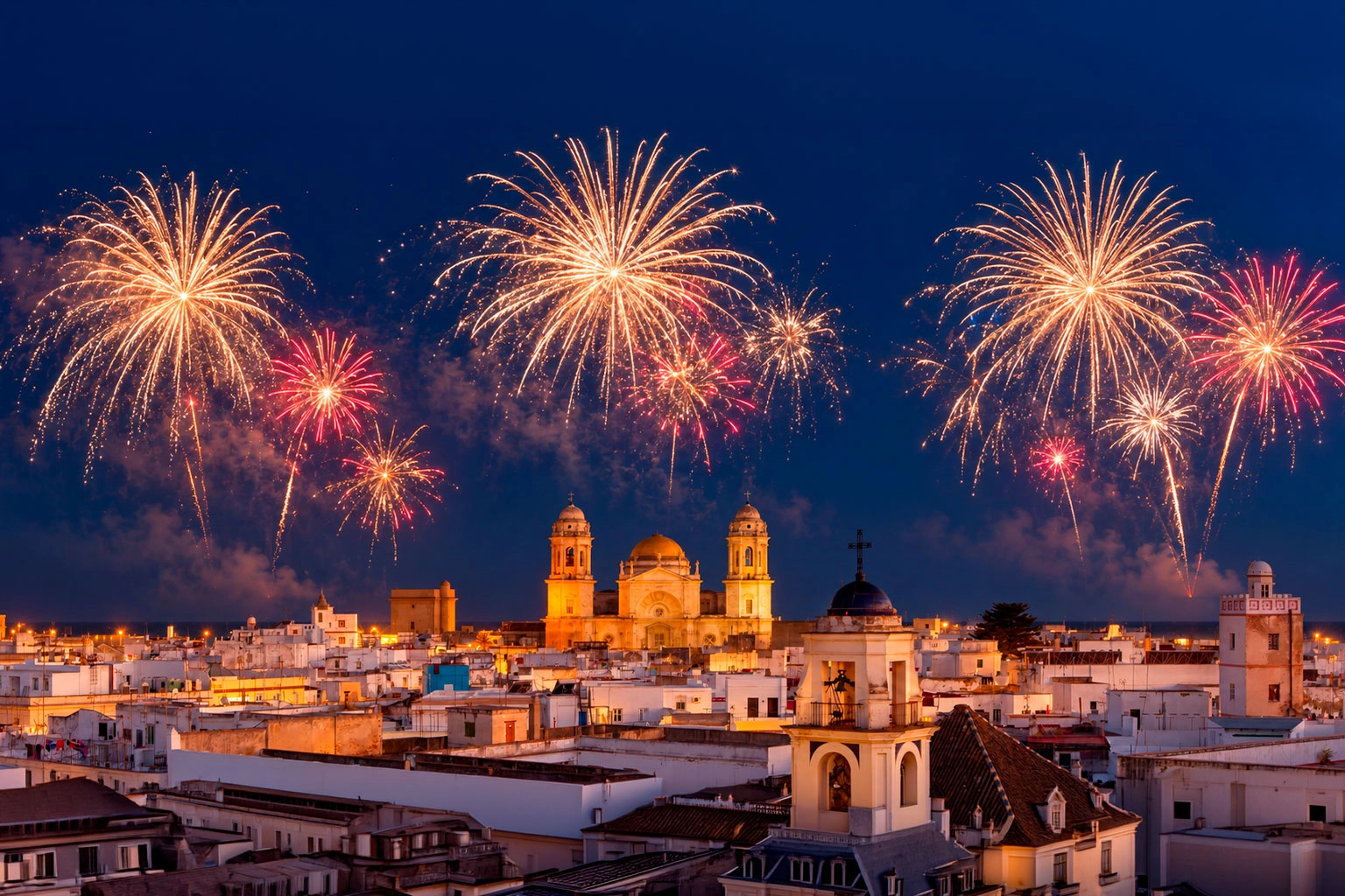 Senator-Cadiz-cena-fin-de-año vita panorámica de Cádiz en Nochevieja