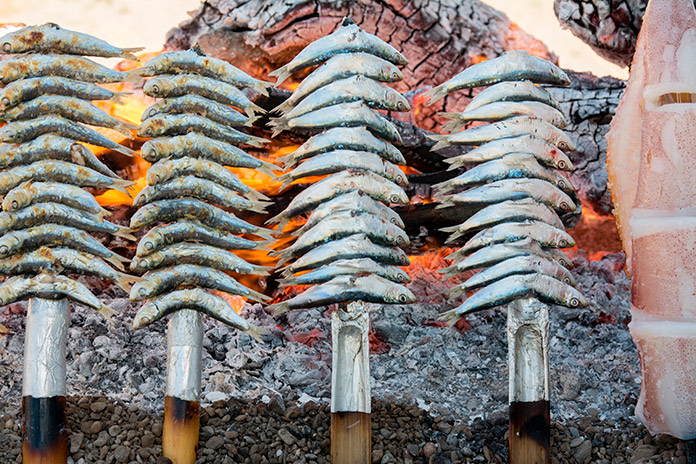 Espetos de sardinas