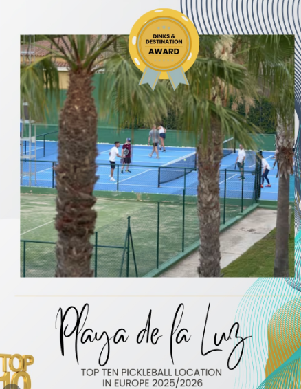 Hotel Playa de la Luz recognized among the best pickleball destinations in Europe. - HACE