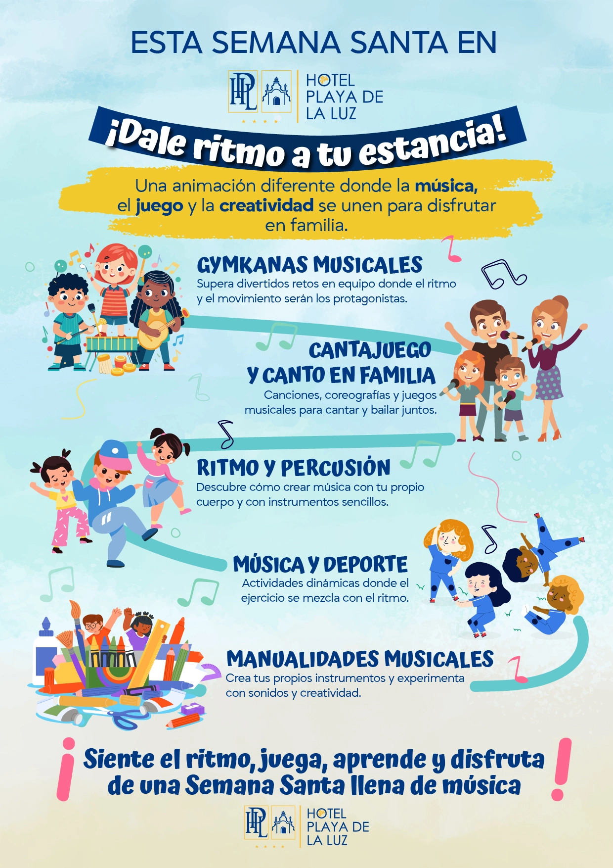 Una Semana Santa llena de música en Hotel Playa de la Luz - HACE