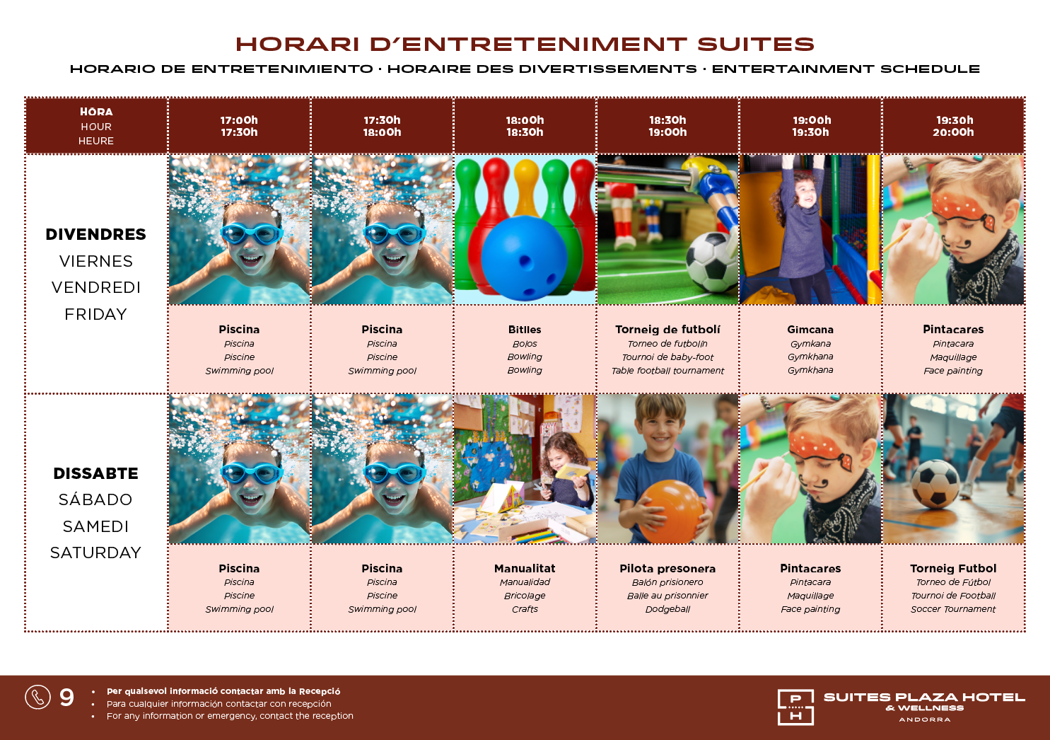 Especial Fam&iacute;lies - Suites Plaza Hotel &amp; Wellness Andorra