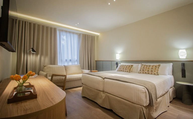 habitación hotel intelier malvarrosa plaza valencia