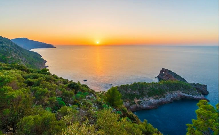 puesta de sol sa foradada