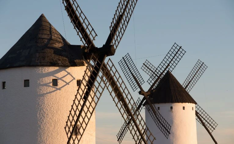 Aspas molinos de viento Cerro de San Ant&oacute;n Alc&aacute;zar de San Juan