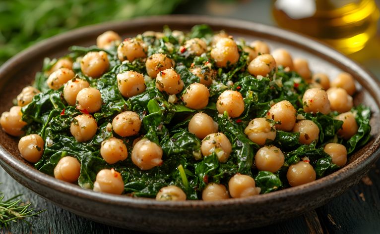 plato espinacas con garbanzos gastronomia sevillana