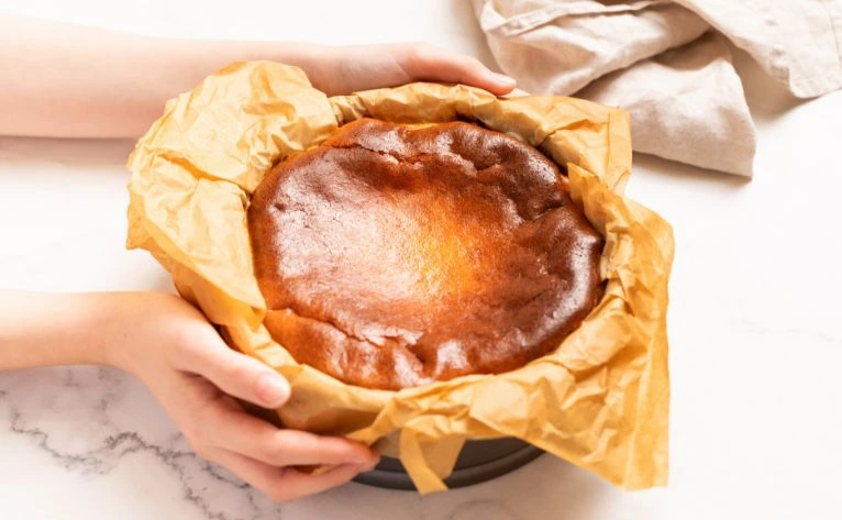 Receta tarta de queso de La Vi&ntilde;a San Sebastian