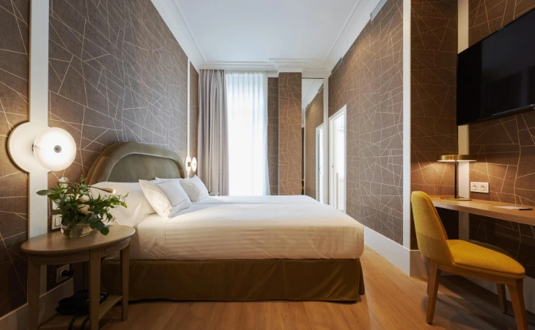 Habitación del Hotel Intelier Villa Katalina en San Sebastián