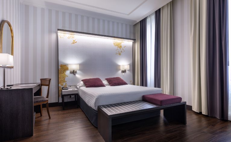 Habitación doble Hotel Intelier Palacio San Martin Madrid