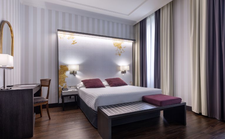 Habitación Matrimonio Hotel Intelier Palacio San Martín Madrid