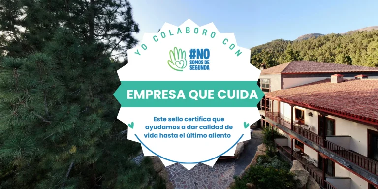 Hotel Spa Villalba con sello Empresa que Cuida por su apoyo a los cuidados paliativos en Canarias