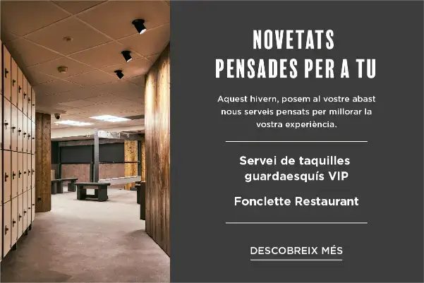 Servei de taquilles guardaesqu&iacute;s vip