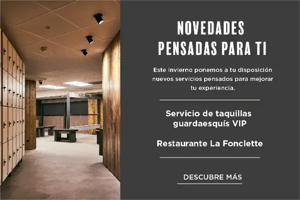 Servicio de taquillas guardaesqu&iacute;s vip