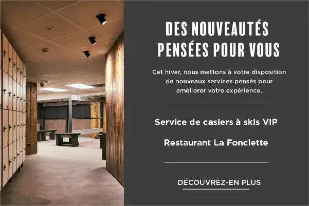 service de casiers &agrave; skis vip
