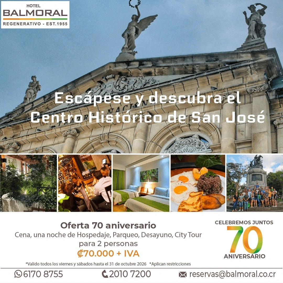 Hotel Balmoral | San Jos&eacute;, Costa Rica | Web oficial