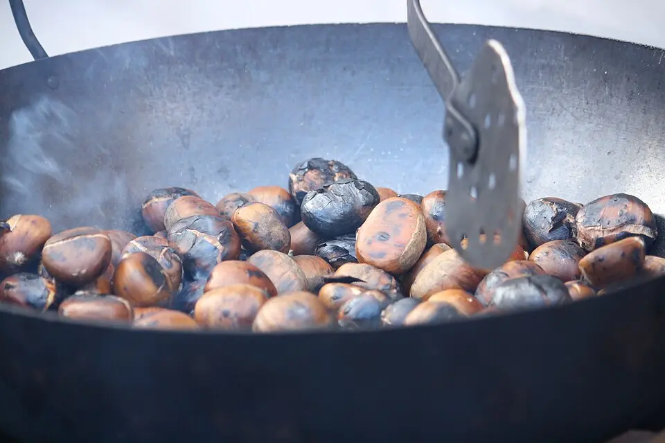 châtaignes grillées à Barcelone